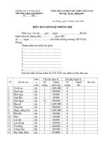 Biên bản kiểm kê