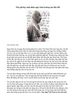 thư Bác Hồ gửi cho HS nhân ngày khai trường