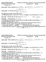 Đề thi hk2  lớp 11NC