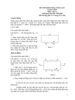 Đề thi kiểm định chất lượng giáo viên Vật Lí