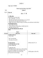 Giáo án lớp 1- Tuần 3