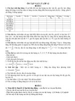 GIÁO ÁN ÔN TẬP VẬT LÝ 12 CB