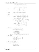 On tap chuong 1  nag cao