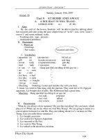 Giáo án Anh 7 Kỳ II