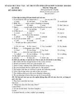 DE & DAPAN TS10 ANH VAN (10-11) Cac Tinh