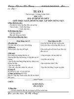 TUAN 1- LOP 1( CKTKN)