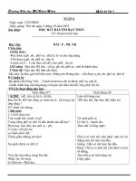 Giáo án tuần 6 lớp 1