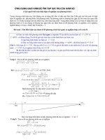 BIỆN LUẬN SỐ NGHIỆM PTVÔ TỈ CHÚA THAM SỐ