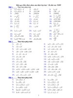 1 RUT GON BIEU THUC - ÔN THI VÀO LỚP10