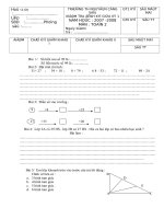 Đề & đáp án Thi GHKI từ lớp 1 đến lớp 5