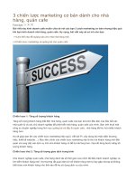 3 chiến lược marketing cơ bản dành cho nhà hàng