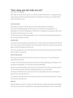 THUC UONG NAO TOT NHAT CHO TRE