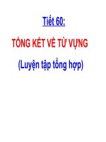 Tổng kết Từ vựng
