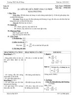 Phúc. T 06 - $ 6 Liên hệ giữa phép chia và phép khai phương