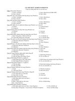 BT trắc nghiệm tin học(1)