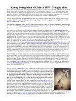 Khủng hoảng Kinh tế Châu Á 1997