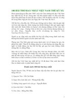 100 bài thơ hay nhất VN thế kỷ 20 và tiểu sử tác giả- Phần 1