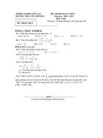 Đề khảo sát lớp 9