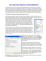 Âm thanh trong PowerPoint