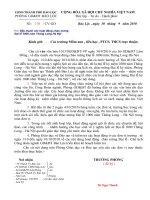 Hoạt động chào mừng 1000 năm TLHN (PGD)