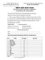 Bien ban ban giao Doi vien& Nhi dong ve Sinh hoat He