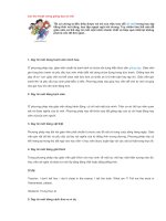 các thủ thuật dạy từ mới