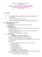 Giáo án thuyết minh-mưa từ đâu mà có