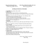 Kế hoạch tháng 8-2010