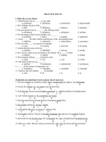 Đề kiểm tra tiếng anh lớp 12, đề số 39