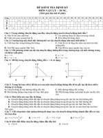 Kiểm tra 1 tiết 4 bài đầu