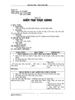 Tiết 33 - Kiểm tra thực hành