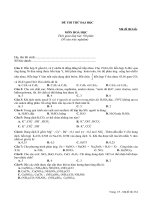 Đề thi thử ĐH 2009 nên tham khảo