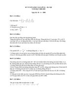 Đề thi và ĐA vào 10 HÀ NỘI từ năm học 2008 -2009, 2009-2010