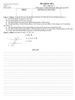 KIEM TRA 15'''' HHOC 7 CHUONG I