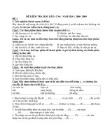 DeKTHK II- CN6(2deco matran va dap an)