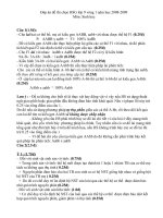 Đáp án đề HSG huyện 08-09 Sinh học 9 V1