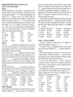 READING PRACTICE/TIẾNG ANH 12