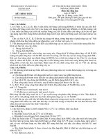 De thi HSG Hoa Tinh Thanh Hoa 08-09