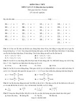 kiểm tra 1 tiết 12NC dao động cơ