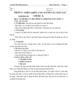 Địa lớp 8 CKT năm 2010-2011