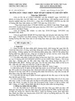 HƯỚNG DẪN THỰC HIỆN QUY ĐỊNH CM