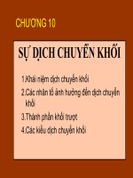 Sự dịch chuyển khối
