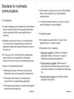 Standards for multimedia communications