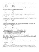 BT Dao dong ( SHD Ôn tập)