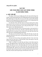 Gải bài toán bằng cách lập phương trình 9