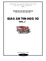 Giao an Tin hoc 10