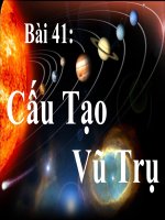 Bài 41: Hệ Mặt Trời - Cấu tạo vũ trụ