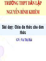 Chia đa thức