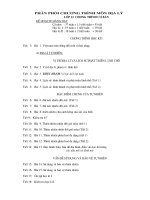 Phân phối chương trình K 12