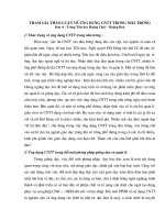 Ứng dụng CMTT trong nhà Trường